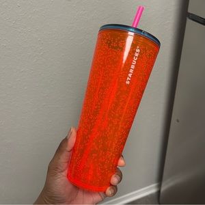 Starbucks Orange Summer Tumbler